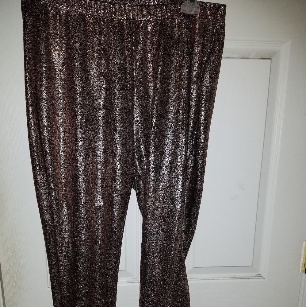 Nwot Torrid Gold Leggings Size 2